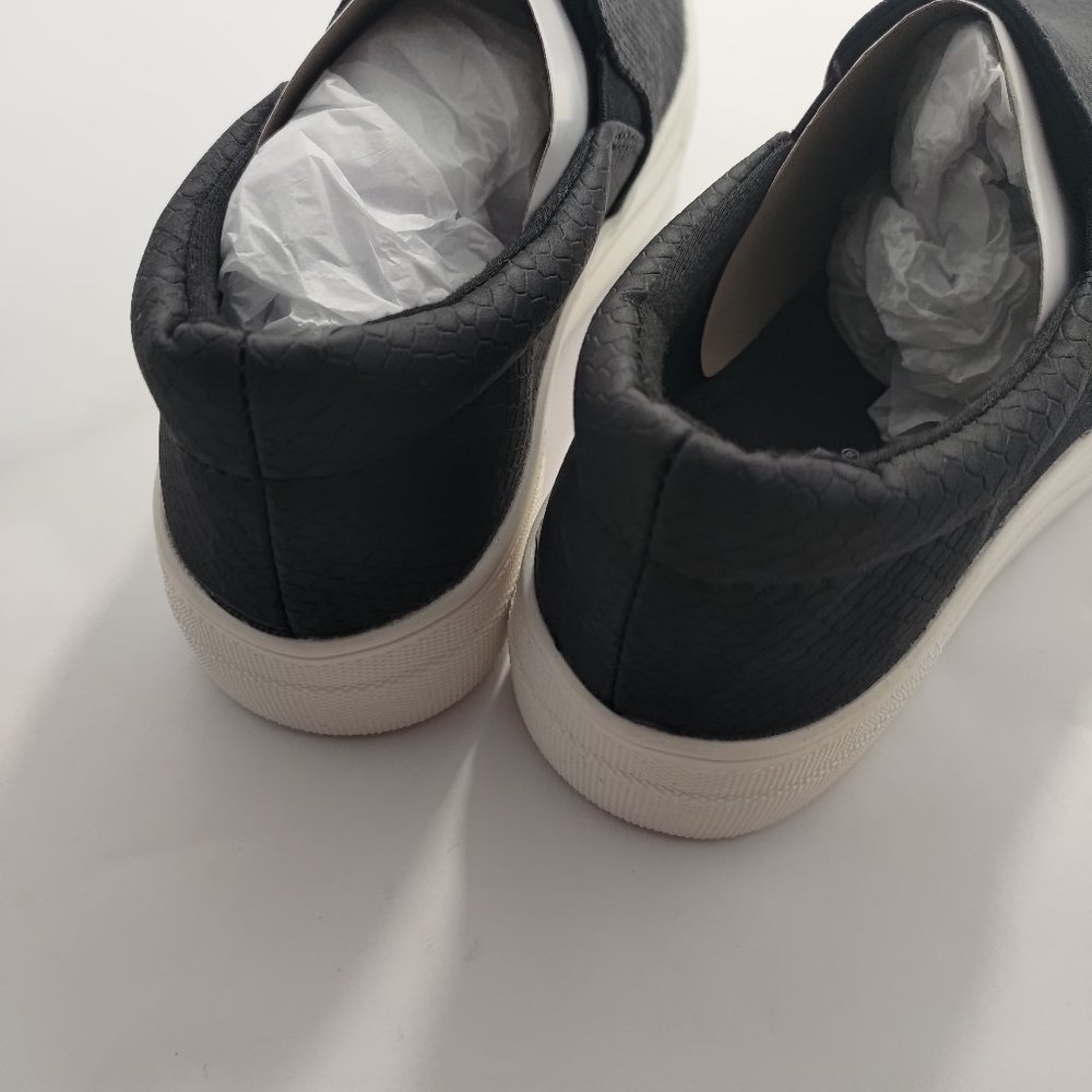 Hike-G Slip On Flat Platform Sneaker Black - Picture 3 of 8